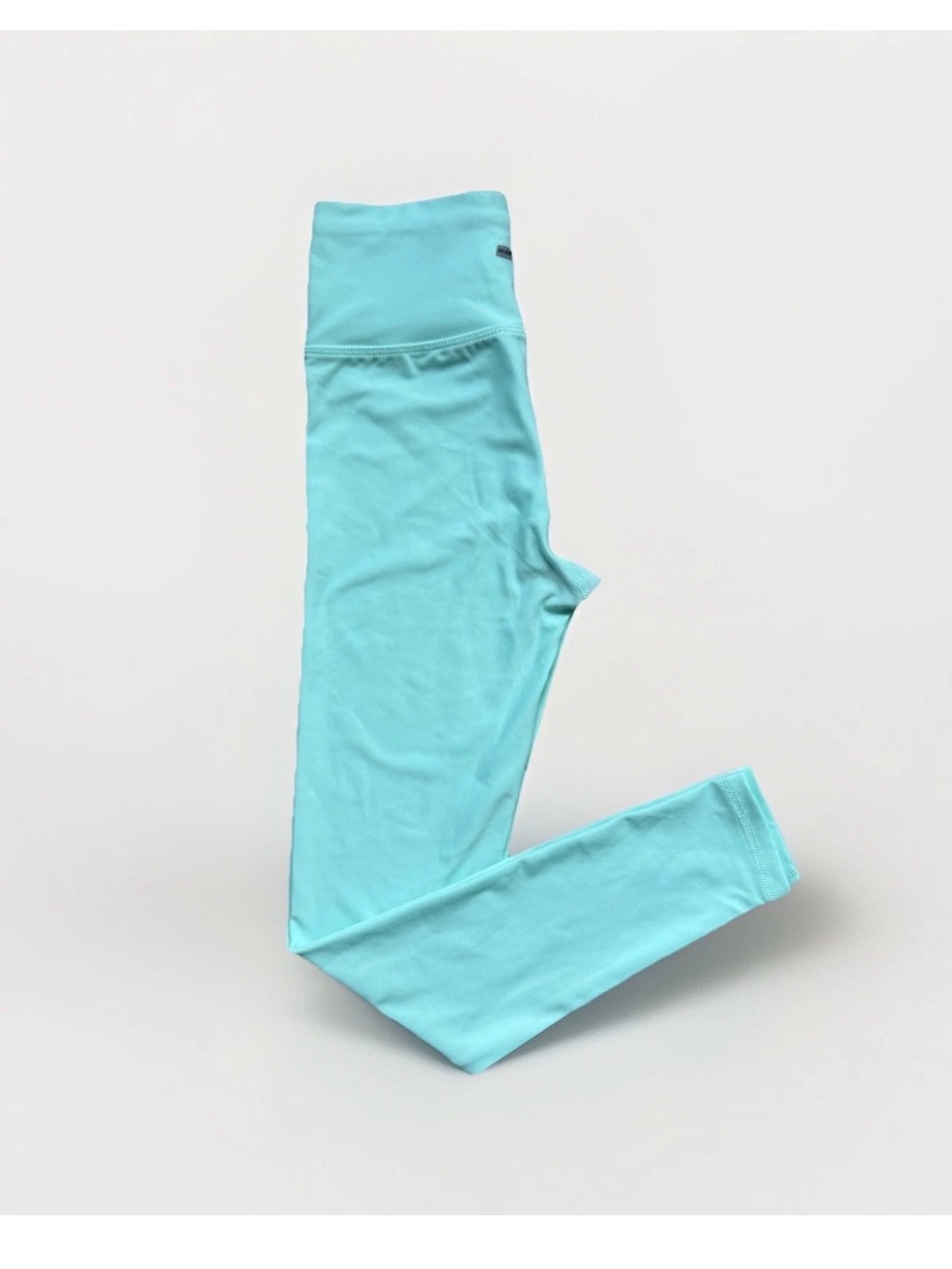 Athletic Works Women’s XS Dri-More Tech Aqua Blue High-Waist Ankle Leggings